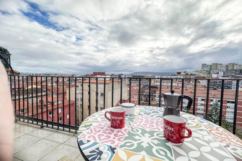 Acogedor Loft Con Vistas A La Ciudad Lägenhet Santander Exteriör bild