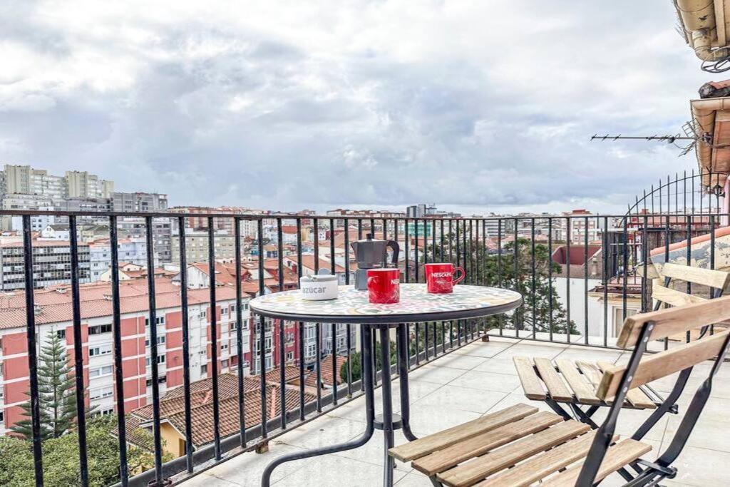 Acogedor Loft Con Vistas A La Ciudad Lägenhet Santander Exteriör bild